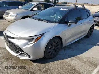 2023 Toyota Corolla Hatchback XSE with VIN JTNC4MBE8P3209251, listed as a Copart auction lot 87767695 with 24,351 mi miles and Salvage Title. Bid and sale history available at carsss.com. Image 1.