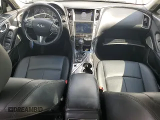 2017 Infiniti Q50 Signature Edition with VIN JN1EV7AP0HM737380, listed as a Copart auction lot 47157975 with 123,113 mi miles and Salvage Title. Bid and sale history available at DreamBid. Image 8.