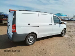 2022 Mercedes-Benz Metris Cargo with VIN W1YV0BEY9N4151897, listed as a Copart auction lot 44912073 with 9,656 mi miles. Bid and sale history available at carsss.com. Image 3.