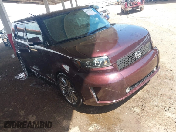 2008 Scion xB with VIN JTLKE50EX81026389, listed as a IAAI auction lot 41916276 with 1 mi miles. Bid and sale history available at carsss.com. Image 1.