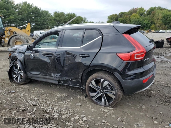 2024 Volvo XC40 с VIN YV4L12UF0R2313942, выставлен на аукционе Copart как лот 73662794 с пробегом Не указан миль и Списание • Salvage title. История ставок и продаж доступна на DreamBid. Изображение 2.