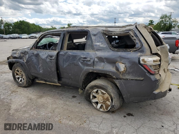 2020 Toyota 4Runner SR5 with VIN JTEBU5JR7L5767063, listed as a Copart auction lot 57969085 with Not provided miles and Salvage title. Bid and sale history available at DreamBid. Image 2.