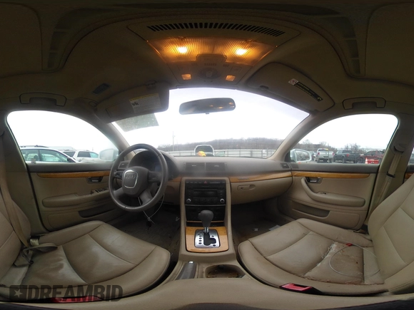 2008 Audi A4 2.0T with VIN WAUDF78E58A046158, listed as a IAAI auction lot 41510500 with 103,664 mi miles and . Bid and sale history available at DreamBid. Image 18.