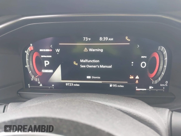 2024 Nissan Z Nismo with VIN JN1BZ4CH9RM360447, listed as a IAAI auction lot 42457597 with 9,723 mi miles and . Bid and sale history available at DreamBid. Image 7.