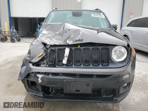 2018 Jeep Renegade Latitude z VIN ZACCJABB3JPG81927, wystawiony jako Copart lot #52442985 z przebiegiem 72 256 mil mil oraz Szkoda całkowita • Salvage title. Historia ofert i sprzedaży dostępna na DreamBid. Obrazek 5.