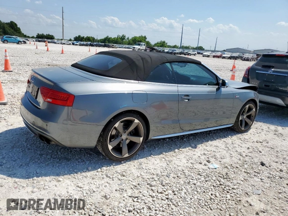 2014 Audi S5 Premium Plus z VIN WAUCGAFH4EN011327, wystawiony jako Copart lot #57396105 z przebiegiem 69 048 mil mil oraz Szkoda całkowita • Salvage title. Historia ofert i sprzedaży dostępna na DreamBid. Obrazek 3.