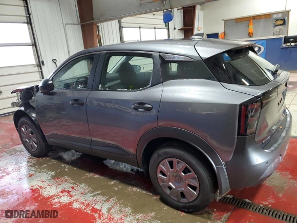 2025 Nissan Kicks S with VIN 3N8AP6BB1SL308564, listed as a Copart auction lot 83370014 with 520 mi miles and Salvage Title. Bid and sale history available at carsss.com. Image 2.