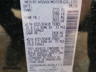 2017 Nissan Pathfinder SV with VIN 5N1DR2MN3HC608271, listed as a Copart auction lot 44179875 with 121,326 mi miles and Salvage Title. Bid and sale history available at carsss.com. Image 15.