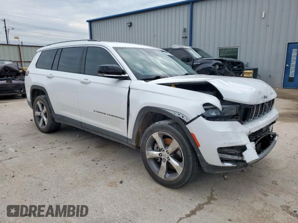2021 Jeep Grand Cherokee Limited with VIN 1C4RJJBG9M8143251, listed as a Copart auction lot 58413385 with 60,787 mi miles and Salvage title. Bid and sale history available at DreamBid. Image 4.