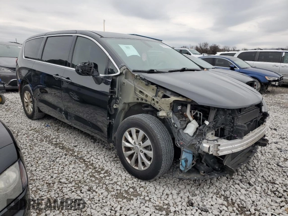 2017 Chrysler Pacifica Touring with VIN 2C4RC1DG0HR634812, listed as a Copart auction lot 85925434 with 194,385 mi miles and Salvage Title. Bid and sale history available at DreamBid. Image 4.