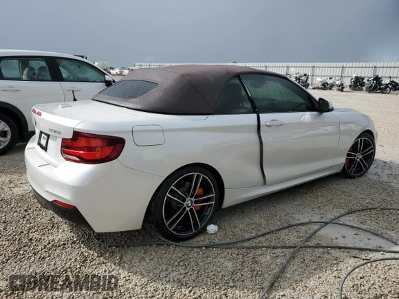 2020 BMW 2 Series 230i with VIN WBA2M7C05L7E27347, listed as a Copart auction lot 74473114 with 0 mi miles and Non Repairable. Bid and sale history available at carsss.com. Image 3.