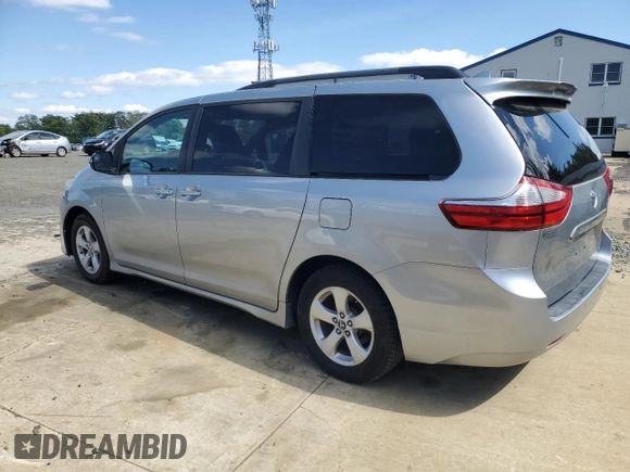 2019 Toyota Sienna LE Auto Access Seat with VIN 5TDKZ3DC9KS018310, listed as a Copart auction lot 55146415 with 117,536 mi miles and Salvage title. Bid and sale history available at DreamBid. Image 2.