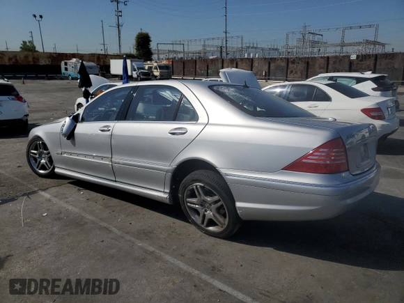 2006 Mercedes-Benz S 320/430/500 with VIN WDBNG70J96A473643, listed as a Copart auction lot 49744415 with 77,187 mi miles and Salvage Title. Bid and sale history available at DreamBid. Image 2.