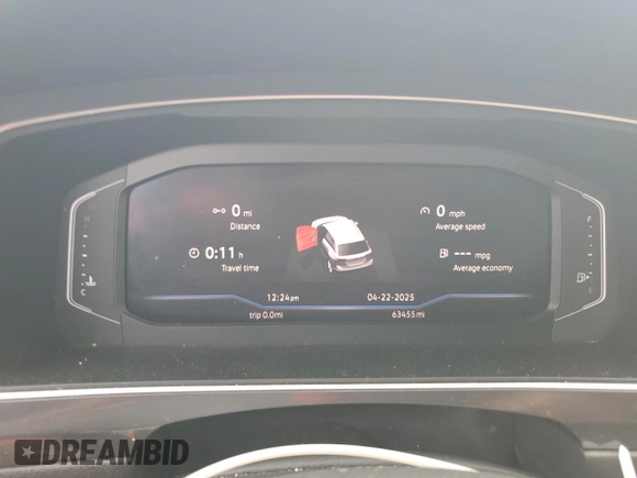 2020 Volkswagen Tiguan SE z VIN 3VV3B7AXXLM124257, wystawiony jako Copart lot #53740795 z przebiegiem 63 455 mil mil oraz Szkoda całkowita • Salvage title. Historia ofert i sprzedaży dostępna na DreamBid. Obrazek 9.