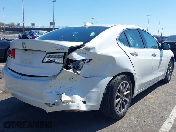 2020 Acura TLX with VIN 19UUB1F35LA011126, listed as a IAAI auction lot 41989866 with 62,071 mi miles. Bid and sale history available at carsss.com. Image 4.