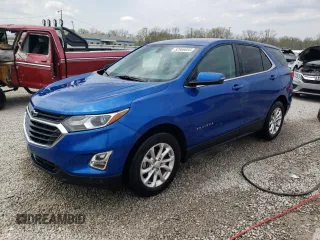 2019 Chevrolet Equinox LT with VIN 3GNAXKEV1KS521408, listed as a Copart auction lot 52969055 with 56,978 mi miles and Salvage Title. Bid and sale history available at DreamBid. Image 1.