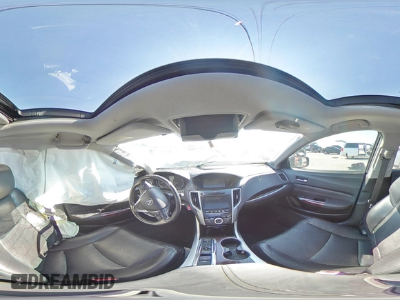 2016 Acura TLX V6 Tech with VIN 19UUB2F55GA008109, listed as a Copart auction lot 42569715 with 0 mi miles and Salvage Title. Bid and sale history available at carsss.com. Image 12.
