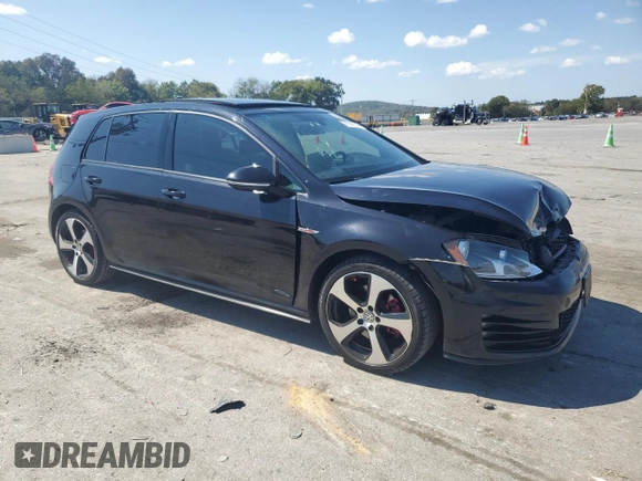 2015 Volkswagen Golf GTI Autobahn with VIN 3VW4T7AU9FM097897, listed as a Copart auction lot 71679744 with 76,831 mi miles and Salvage Title. Bid and sale history available at carsss.com. Image 4.