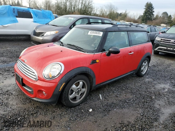 2011 MINI Clubman z VIN WMWZF3C57BTX82097, wystawiony jako Copart lot #45949695 z przebiegiem 75 652 mil mil oraz Czysty tytuł • Clean title. Historia ofert i sprzedaży dostępna na DreamBid. Obrazek 1.
