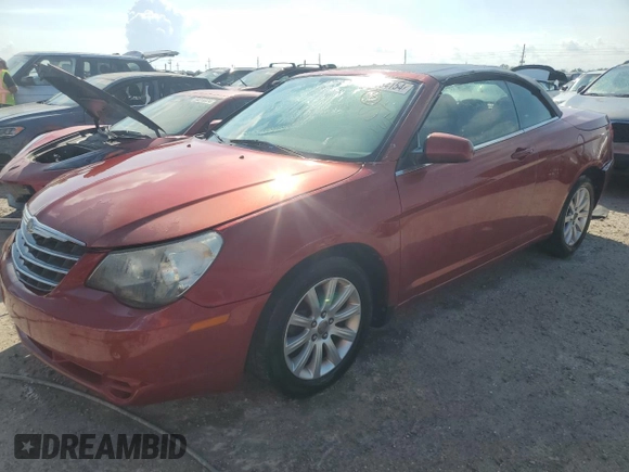 2010 Chrysler Sebring Touring with VIN 1C3BC5ED9AN148309, listed as a Copart auction lot 74634154 with 83,850 mi miles and Non Repairable. Bid and sale history available at carsss.com. Image 1.