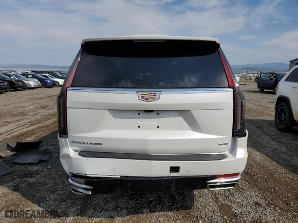 2023 Cadillac Escalade 4WD Premium Luxury with VIN 1GYS4CKL4PR292662, listed as a Copart auction lot 67976344 with 9,318 mi miles and Salvage Title. Bid and sale history available at carsss.com. Image 6.