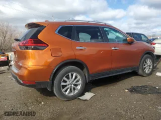 2017 Nissan Rogue SL with VIN 5N1AT2MV0HC751344, listed as a Copart auction lot 47810715 with 88,946 mi miles and Salvage Title. Bid and sale history available at carsss.com. Image 3.