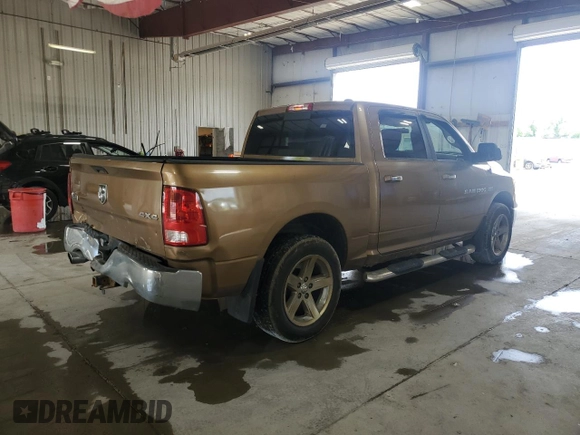 2011 Ram 1500 Big Horn with VIN 1D7RV1CT5BS691043, listed as a Copart auction lot 62079745 with 138,636 mi miles and Salvage title. Bid and sale history available at DreamBid. Image 3.