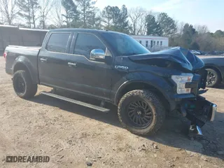 2017 Ford F-150 XL with VIN 1FTEW1EF3HFA84749, listed as a IAAI auction lot 41476220 with 174,958 mi miles. Bid and sale history available at carsss.com. Image 1.