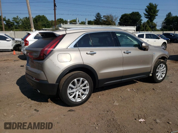 2023 Cadillac XT4 AWD Luxury with VIN 1GYFZBR40PF173861, listed as a Copart auction lot 71233194 with 16,356 mi miles and Salvage title. Bid and sale history available at DreamBid. Image 3.