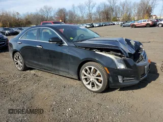 2013 Cadillac ATS Performance z VIN 1G6AJ5S36D0122926, wystawiony jako Copart lot #78393634 z przebiegiem 162 061 mil mil oraz Szkody całkowita. Historia ofert i sprzedaży dostępna na DreamBid. Obrazek 4.