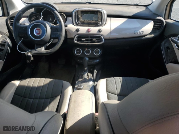2016 FIAT 500X Lounge with VIN ZFBCFXDTXGP383328, listed as a Copart auction lot 70230904 with 100,243 mi miles and Salvage Title. Bid and sale history available at carsss.com. Image 8.