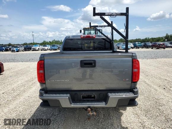 2022 Chevrolet Colorado 2WD LT with VIN 1GCGSCEN8N1321901, listed as a Copart auction lot 61240695 with Not provided miles and Non repairable. Bid and sale history available at DreamBid. Image 6.