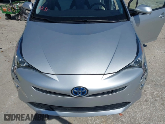 2017 Toyota Prius Two with VIN JTDKARFU7H3047752, listed as a IAAI auction lot 41706089 with 45,391 mi miles. Bid and sale history available at carsss.com. Image 6.