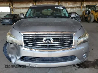 2012 Infiniti QX56 7-passenger with VIN JN8AZ2NE1C9020532, listed as a Copart auction lot 68012654 with 141,470 mi miles and Salvage Title. Bid and sale history available at carsss.com. Image 5.