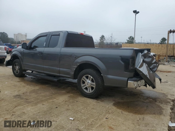 2015 Ford F-150 XL with VIN 1FTEX1C8XFFA48801, listed as a Copart auction lot 43728595 with 144,829 mi miles and Salvage Title. Bid and sale history available at carsss.com. Image 2.