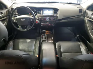 2015 Kia Cadenza Premium with VIN KNALN4D76F5181577, listed as a Copart auction lot 49217285 with 81,589 mi miles and Salvage Title. Bid and sale history available at carsss.com. Image 8.