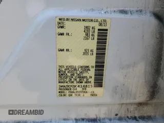 2013 Nissan LEAF SL with VIN 1N4AZ0CP2DC414815, listed as a Copart auction lot 60162715 with 81,919 mi miles and Salvage title. Bid and sale history available at DreamBid. Image 12.