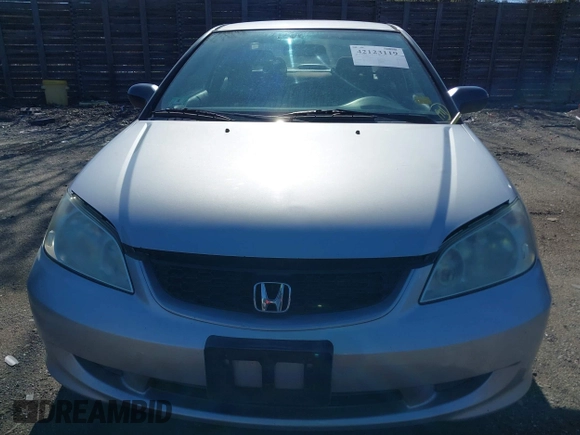 2005 Honda Civic Cpe VP with VIN 1HGEM22165L076549, listed as a IAAI auction lot 42123119 with 146,034 mi miles. Bid and sale history available at carsss.com. Image 6.
