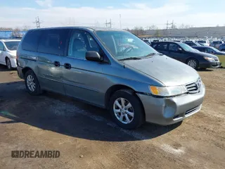 2002 Honda Odyssey LX z VIN 2HKRL18512H503613, wystawiony jako IAAI lot #41634626 z przebiegiem 241 194 mil mil oraz . Historia ofert i sprzedaży dostępna na DreamBid. Obrazek 1.