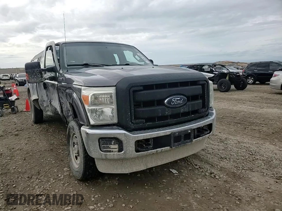 2013 Ford F-250 XL with VIN 1FT7X2B68DEB47487, listed as a Copart auction lot 85341004 with 194,035 mi miles and Salvage Title. Bid and sale history available at DreamBid. Image 11.