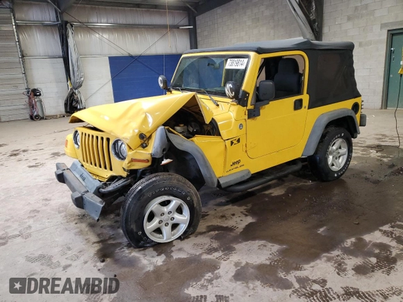 2006 Jeep Wrangler X with VIN 1J4FA39S86P700260, listed as a Copart auction lot 73819814 with 61,768 mi miles and Salvage Title. Bid and sale history available at carsss.com. Image 1.