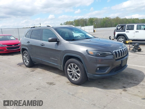 2019 Jeep Cherokee Latitude Plus with VIN 1C4PJMLB4KD139544, listed as a IAAI auction lot 42080636 with 76,715 mi miles and . Bid and sale history available at DreamBid. Image 1.