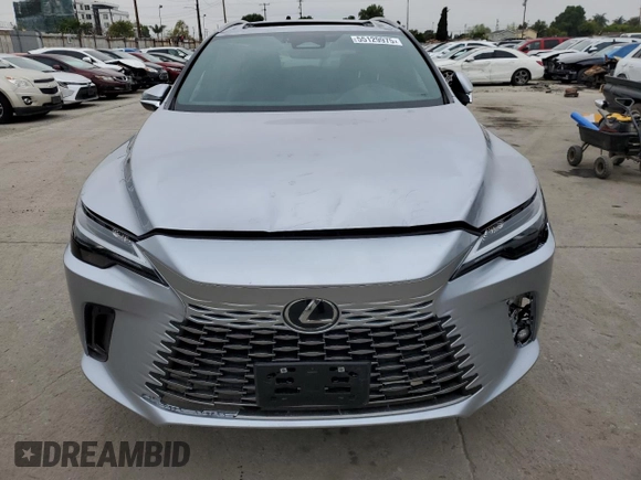 2024 Lexus RX with VIN 2T2BAMBA0RC049779, listed as a Copart auction lot 55129975 with 2,560 mi miles and Salvage Title. Bid and sale history available at carsss.com. Image 5.