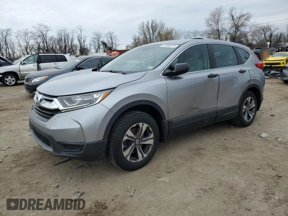 2017 Honda CR-V LX with VIN 2HKRW6H39HH217326, listed as a Copart auction lot 51099215 with 235,387 mi miles and Salvage Title. Bid and sale history available at carsss.com. Image 1.