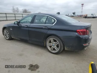 2014 BMW 5 Series 535d with VIN WBAXA5C57ED690696, listed as a Copart auction lot 45339685 with 108,958 mi miles and Salvage Title. Bid and sale history available at carsss.com. Image 2.