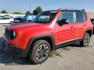 2017 Jeep Renegade Trailhawk with VIN ZACCJBCB6HPF87541, listed as a Copart auction lot 59720955 with 58,511 mi miles and Salvage title. Bid and sale history available at DreamBid. Image 1.