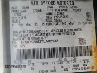 2007 Ford Expedition EL Limited with VIN 1FMFK20537LA02132, listed as a Copart auction lot 47261015 with 174,407 mi miles and Clean Title. Bid and sale history available at carsss.com. Image 15.