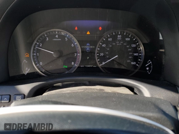 2014 Lexus GS 350 z VIN JTHCE1BLXE5025153, wystawiony jako Copart lot #80489974 z przebiegiem 124 897 mil mil oraz Szkoda całkowita • Salvage title. Historia ofert i sprzedaży dostępna na DreamBid. Obrazek 9.
