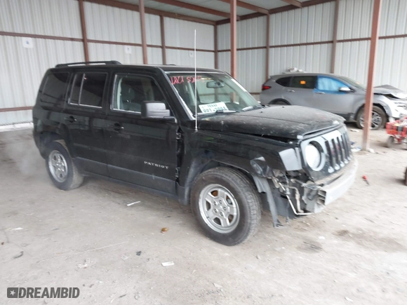 2016 Jeep Patriot Sport with VIN 1C4NJPBB2GD763490, listed as a IAAI auction lot 41613265 with 104,806 mi miles. Bid and sale history available at carsss.com. Image 1.