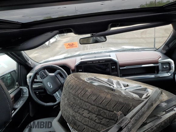 2023 Ford F-150 XL с VIN 1FTEW1EP4PKE01890, выставлен на аукционе Copart как лот 57389435 с пробегом Не указан миль и На запчасти • Non repairable. История ставок и продаж доступна на DreamBid. Изображение 9.